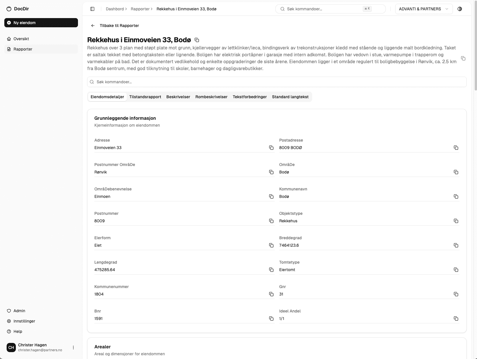 Docdir Dashboard Preview