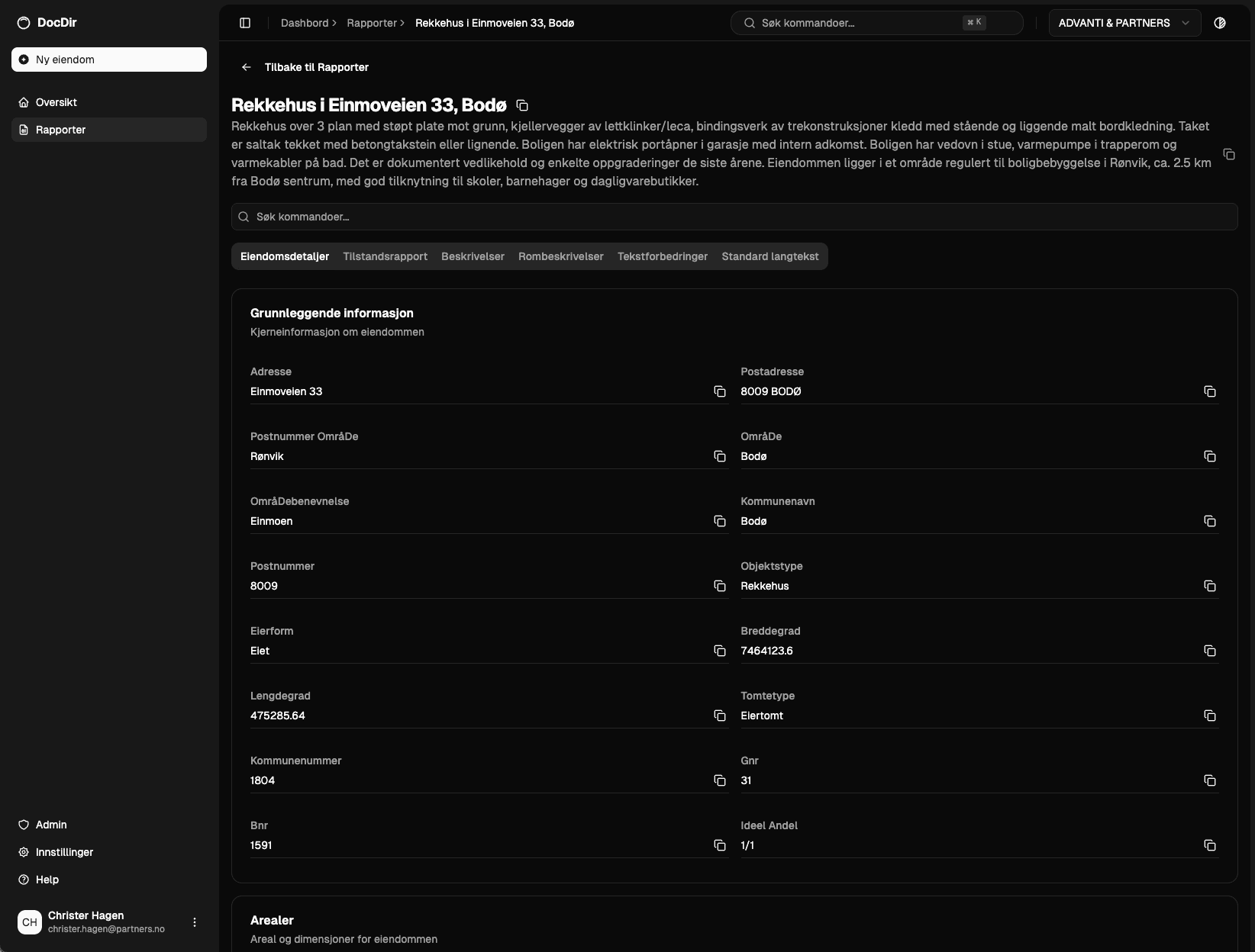 Docdir Dashboard Preview